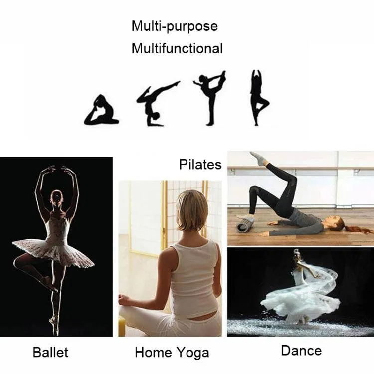 Non-Slip Open-Finger Yoga Gloves with Five-Finger Grip Socks Set