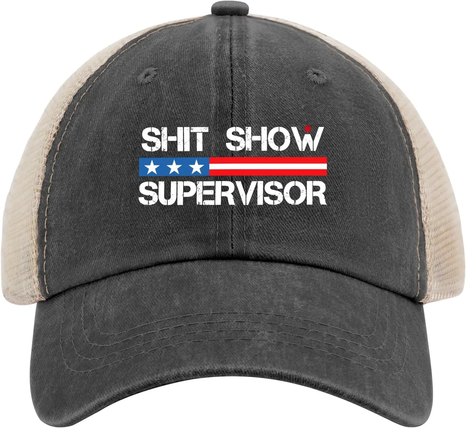 OOMOO Meme caps for Men Shit Show Supervisor Cap Meme Gifts for Men