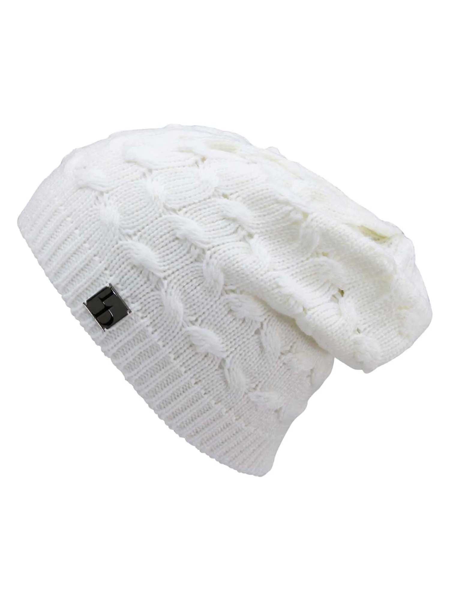 Oversize Cable Knit Slouchy Beanie Cap Hat