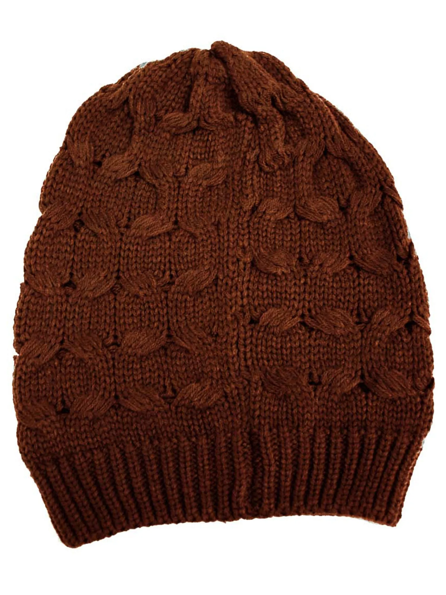 Oversize Cable Knit Slouchy Beanie Cap Hat