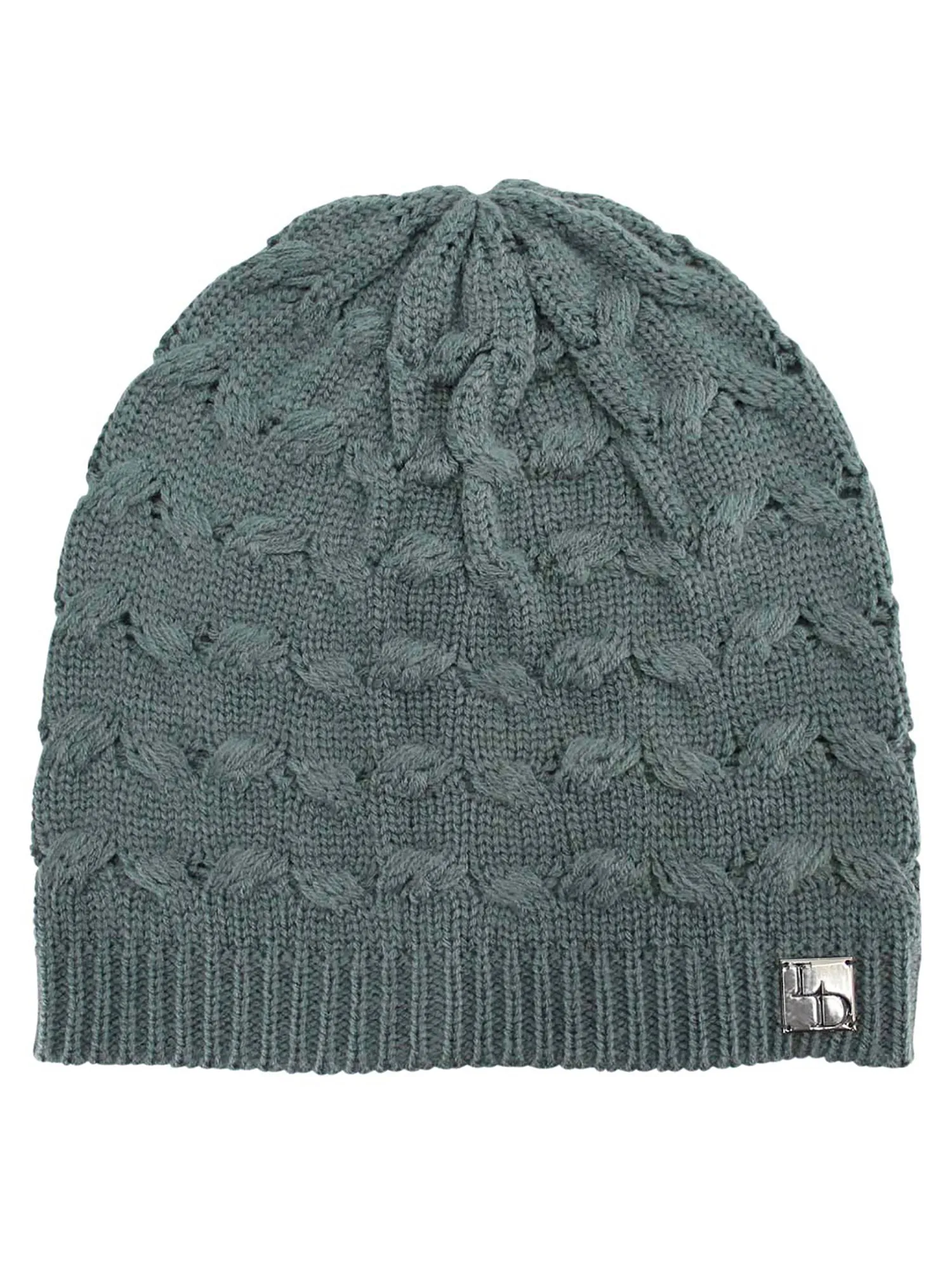 Oversize Cable Knit Slouchy Beanie Cap Hat