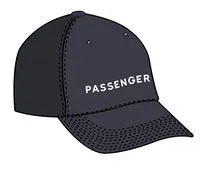 Passenger Recycled Cotton Trucker Cap - Black