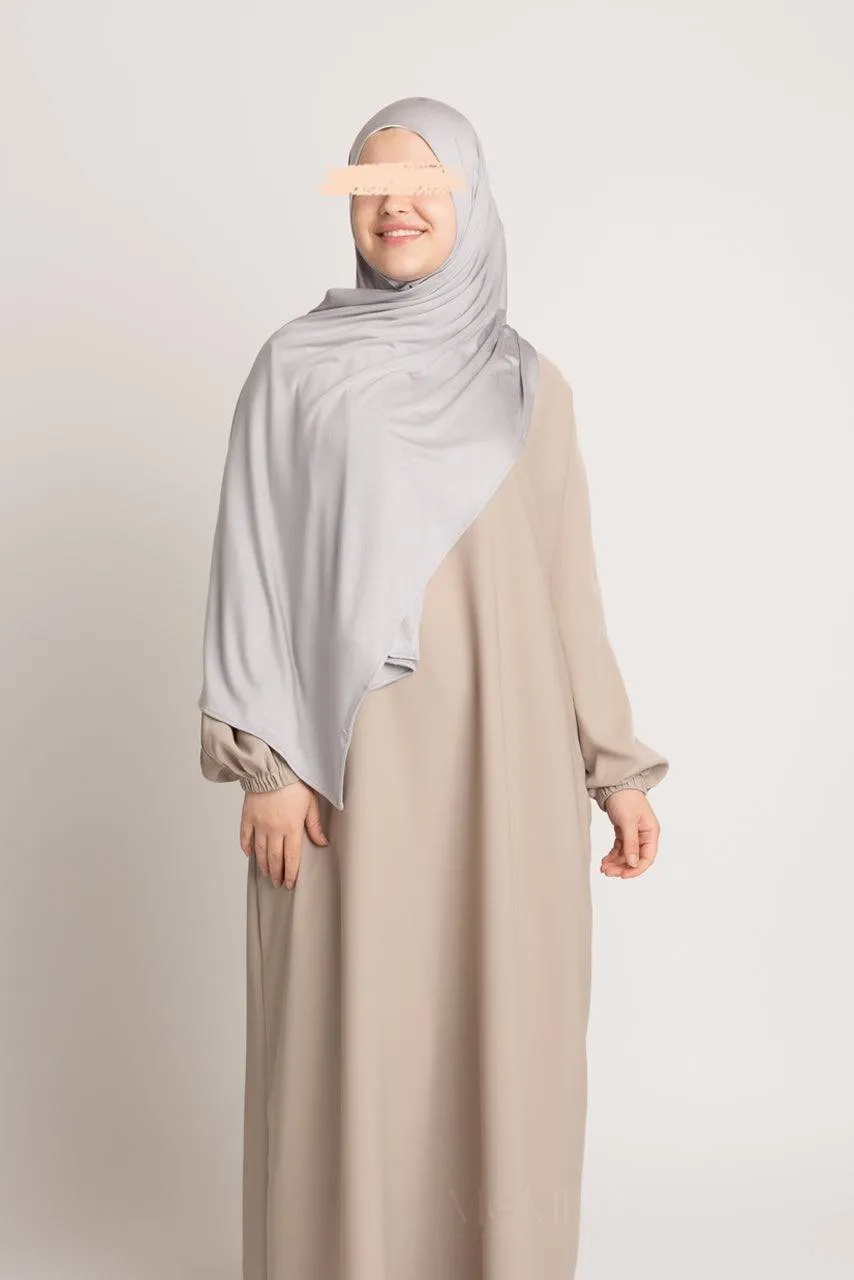 Premium Jersey Hijab - Smoke