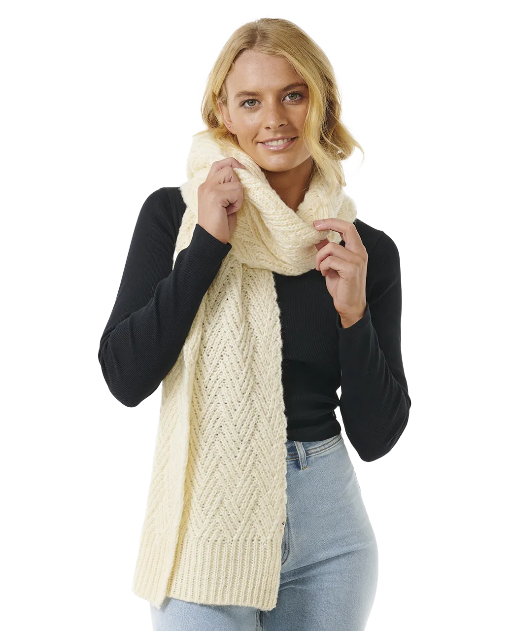 Premium Surf Scarf in Beige