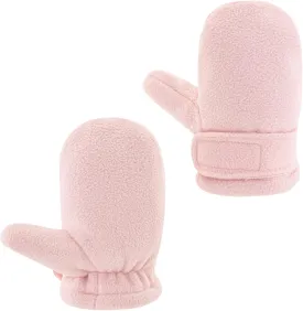 RAOEXI Toddler Infant Winter Mittens Lined with Fleece Easy-on Baby Boy Girls Warm Gloves Outdoor