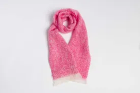 Raspberry Mooneen Mohair Scarf