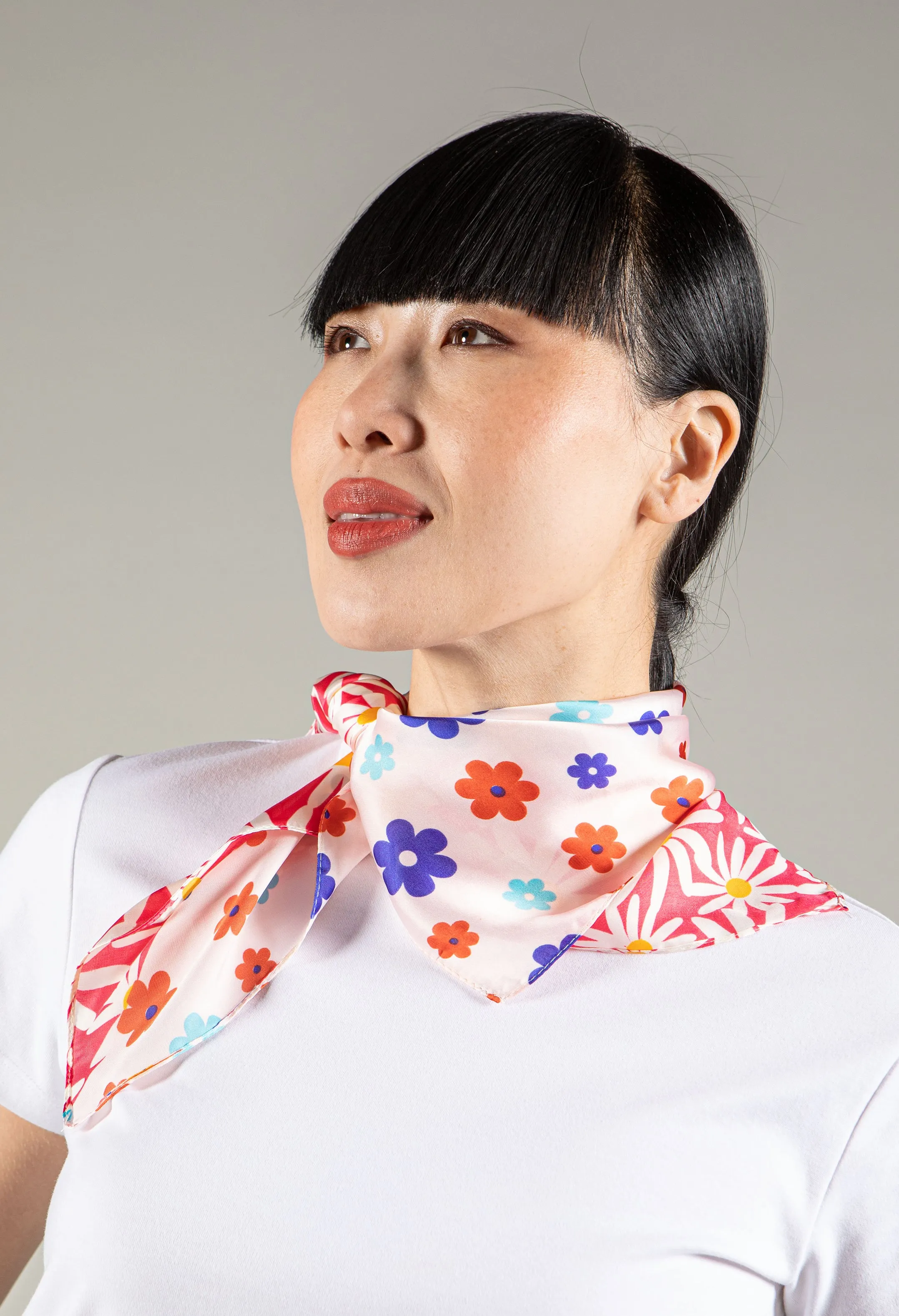 Reversible Floral Scarf