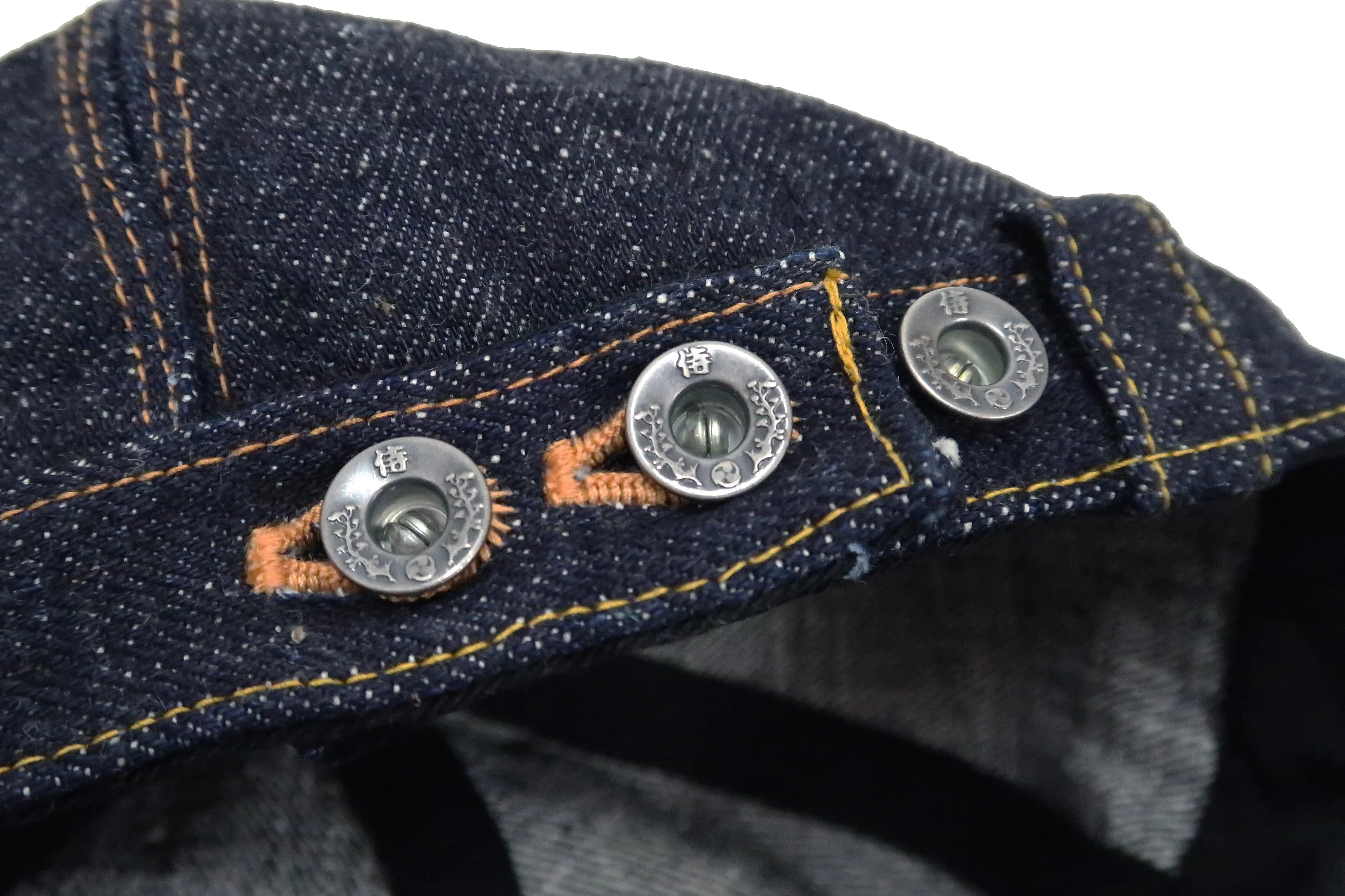 Samurai Jeans Denim Workman Cap Men's Adjustable Working denim Hat SJ201WC-5000VX17oz