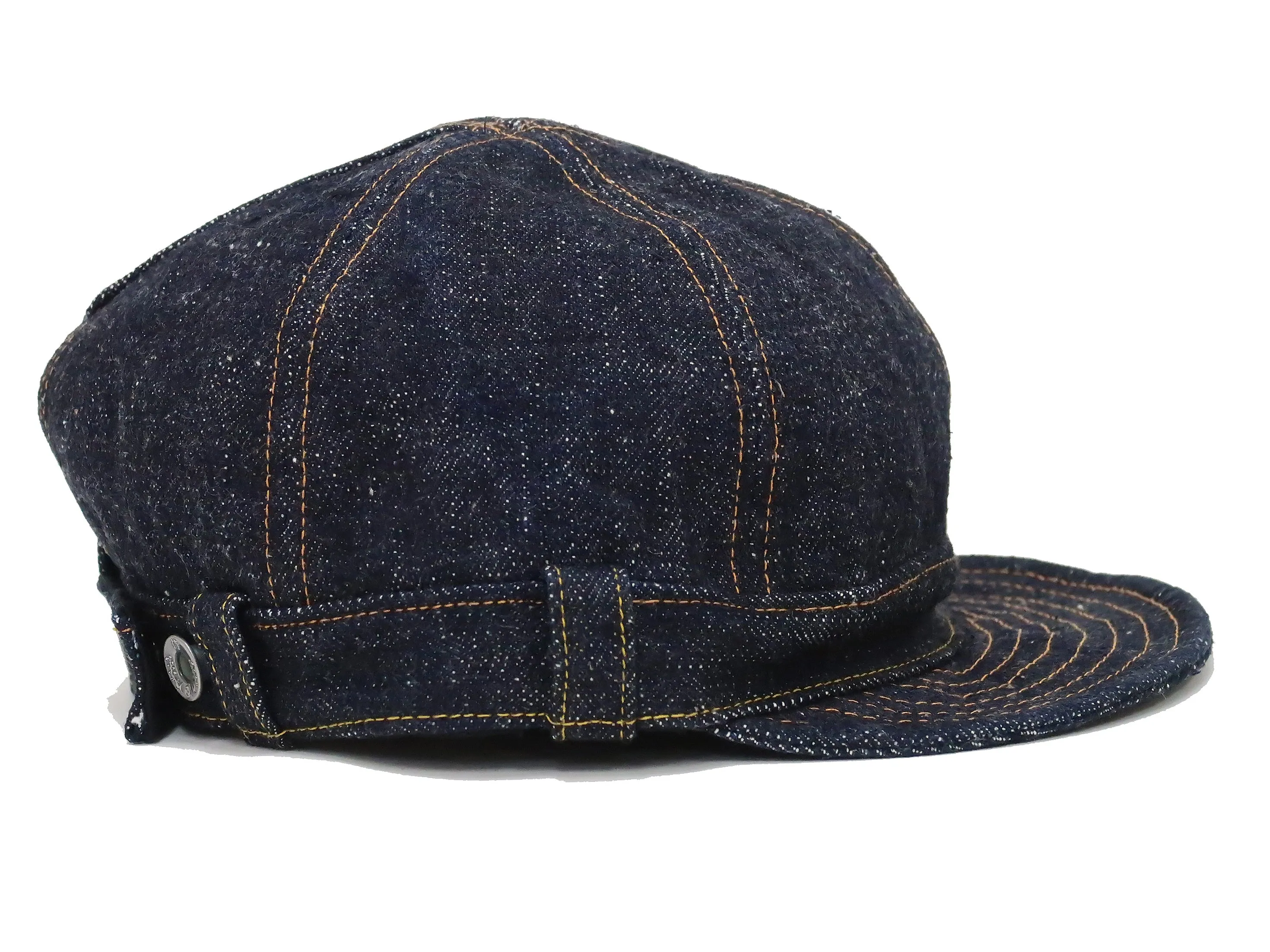 Samurai Jeans Denim Workman Cap Men's Adjustable Working denim Hat SJ201WC-5000VX17oz