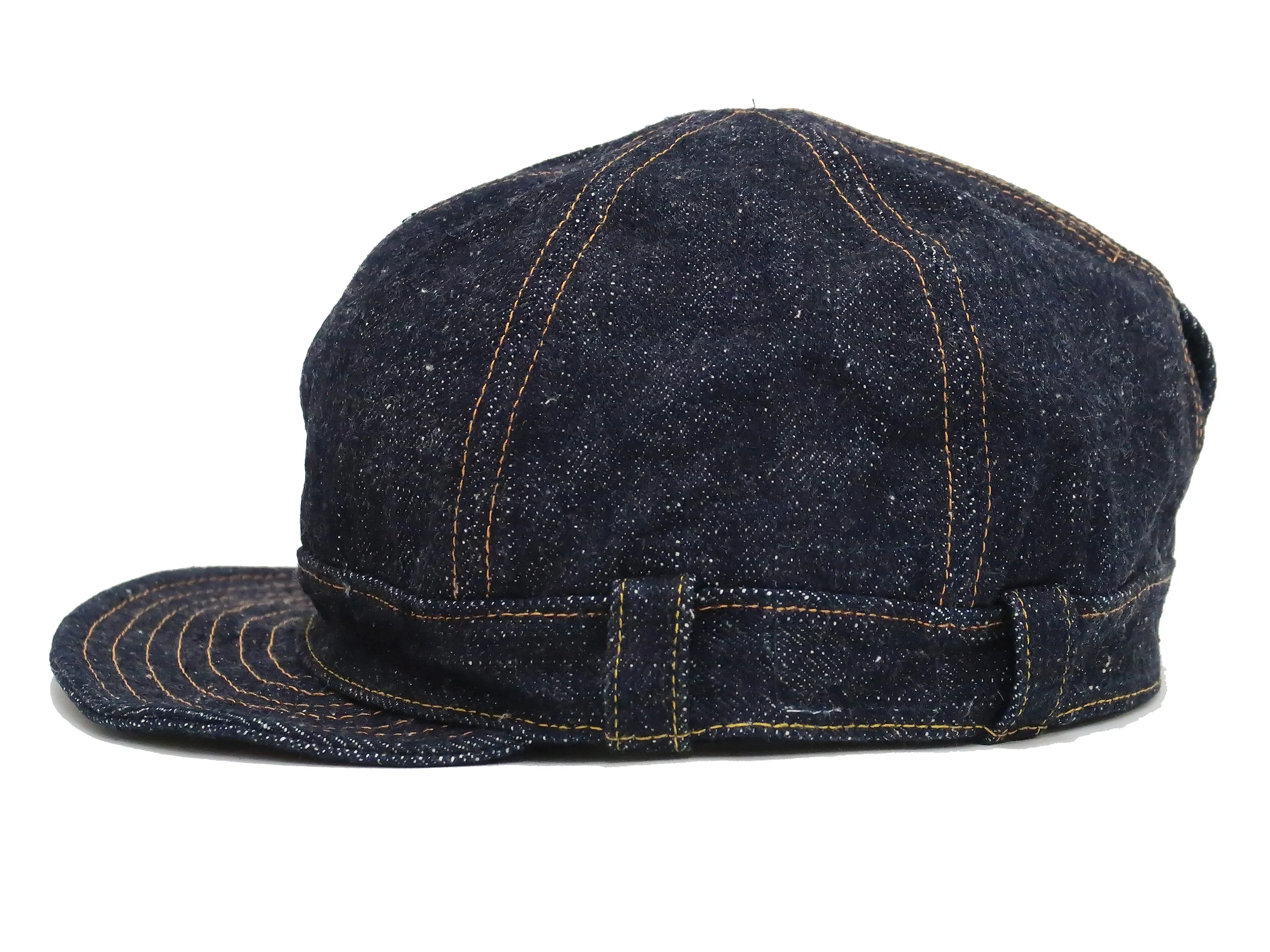 Samurai Jeans Denim Workman Cap Men's Adjustable Working denim Hat SJ201WC-5000VX17oz