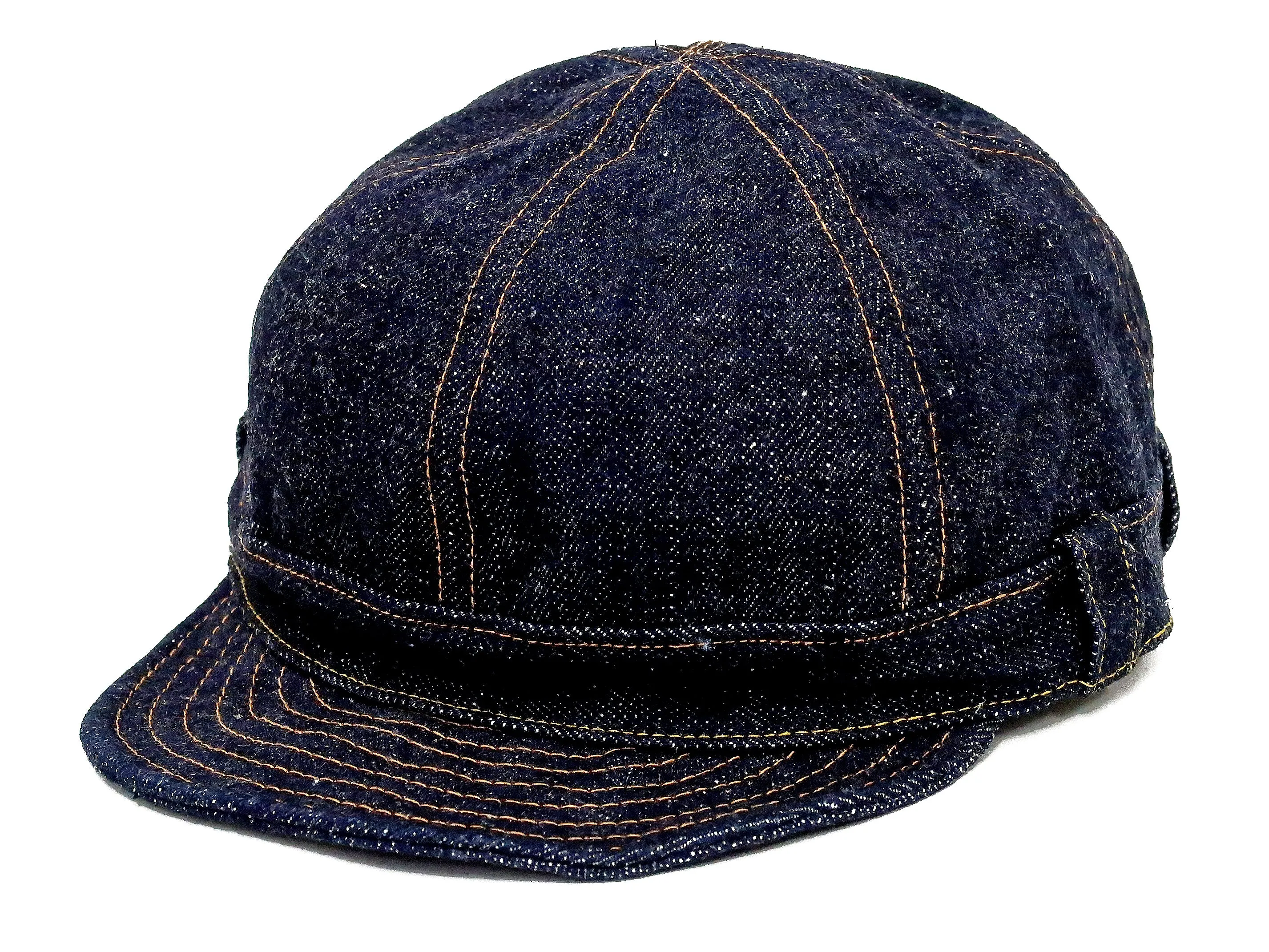 Samurai Jeans Denim Workman Cap Men's Adjustable Working denim Hat SJ201WC-5000VX17oz