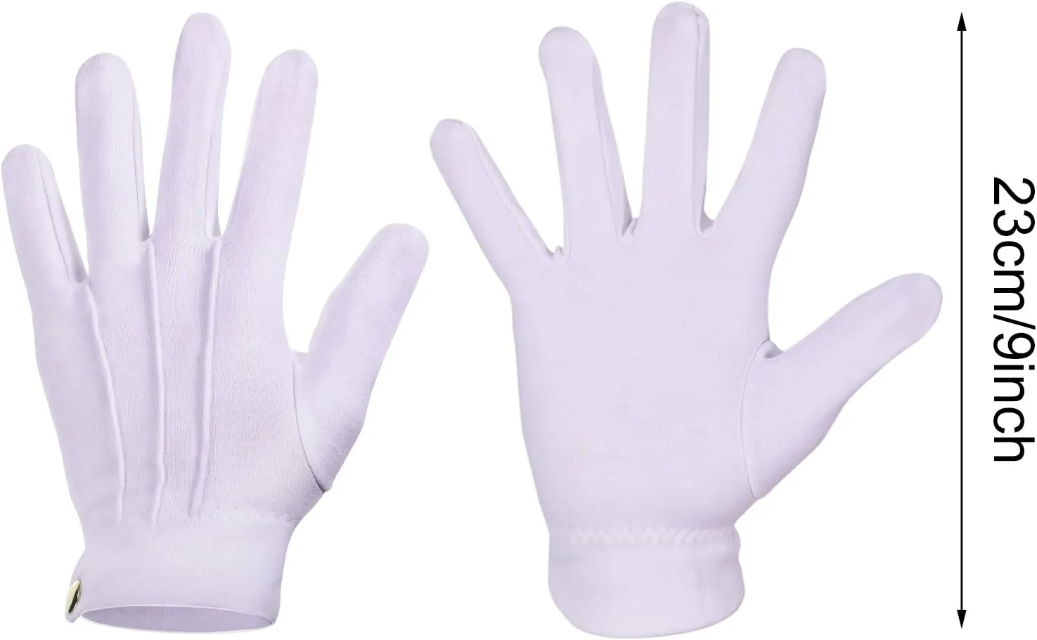 Shappy Formal Gloves for Men Women Uniform Parade Costume Cotton Gloves for Guard Tuxedo Jewelry Inspection
