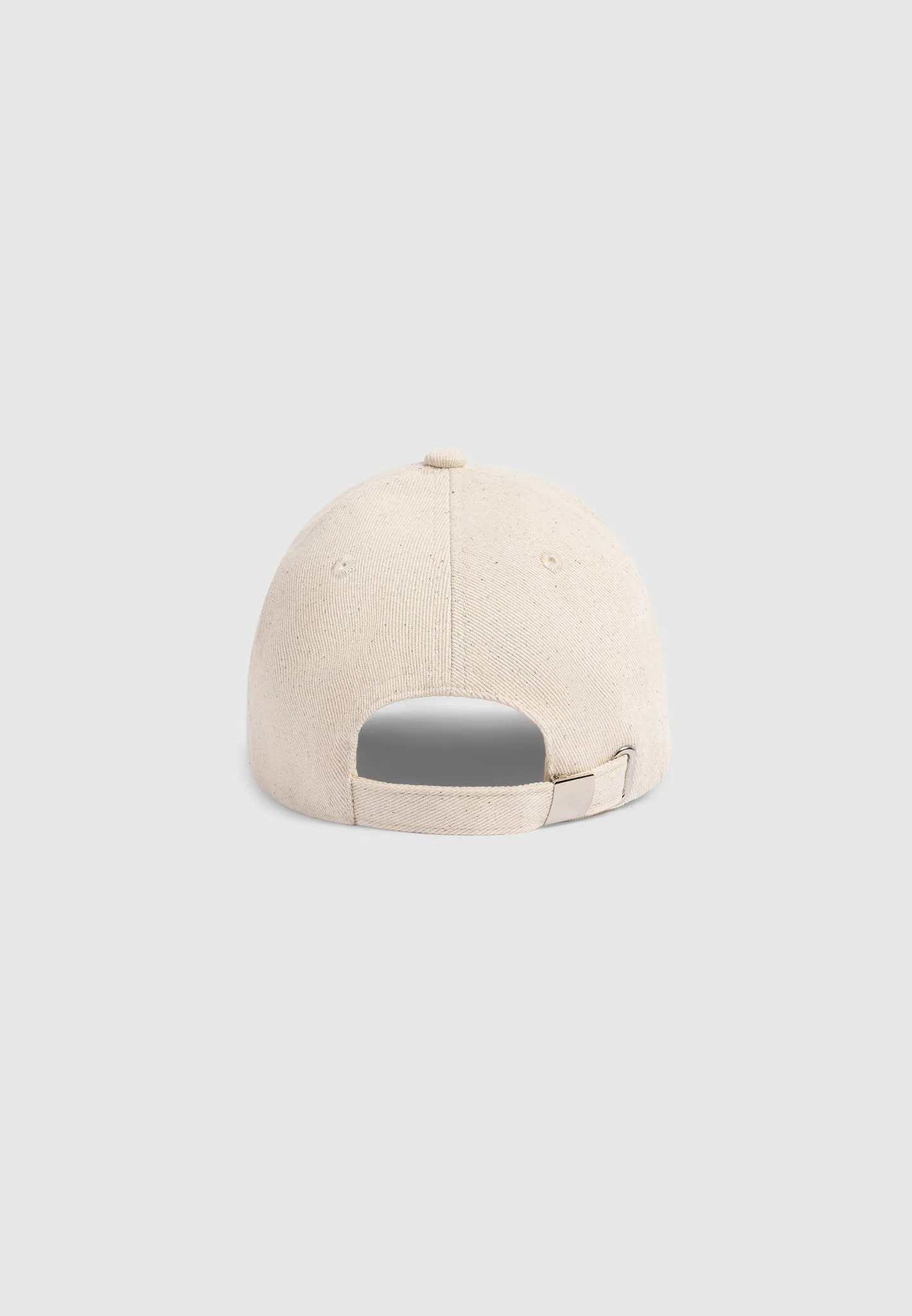 Speckled Denim Cap - Cream