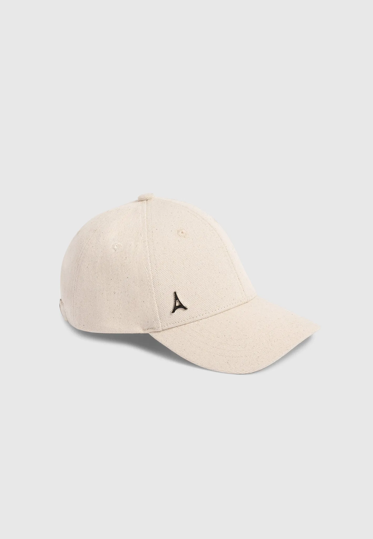 Speckled Denim Cap - Cream
