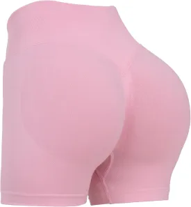 STUNNY Women Workout Impact Shorts Gym Shorts Scrunch Butt Lifting Seamless Shorts Waisted Contour