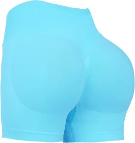 STUNNY Women Workout Impact Shorts Gym Shorts Scrunch Butt Lifting Seamless Shorts Waisted Contour