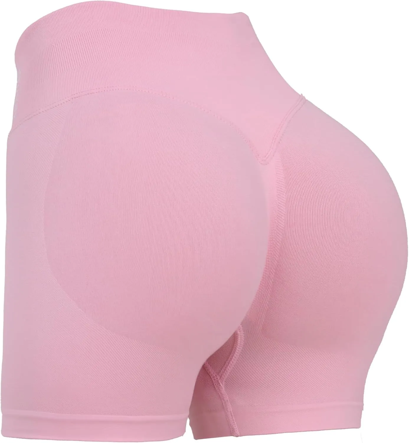 STUNNY Women Workout Impact Shorts Gym Shorts Scrunch Butt Lifting Seamless Shorts Waisted Contour
