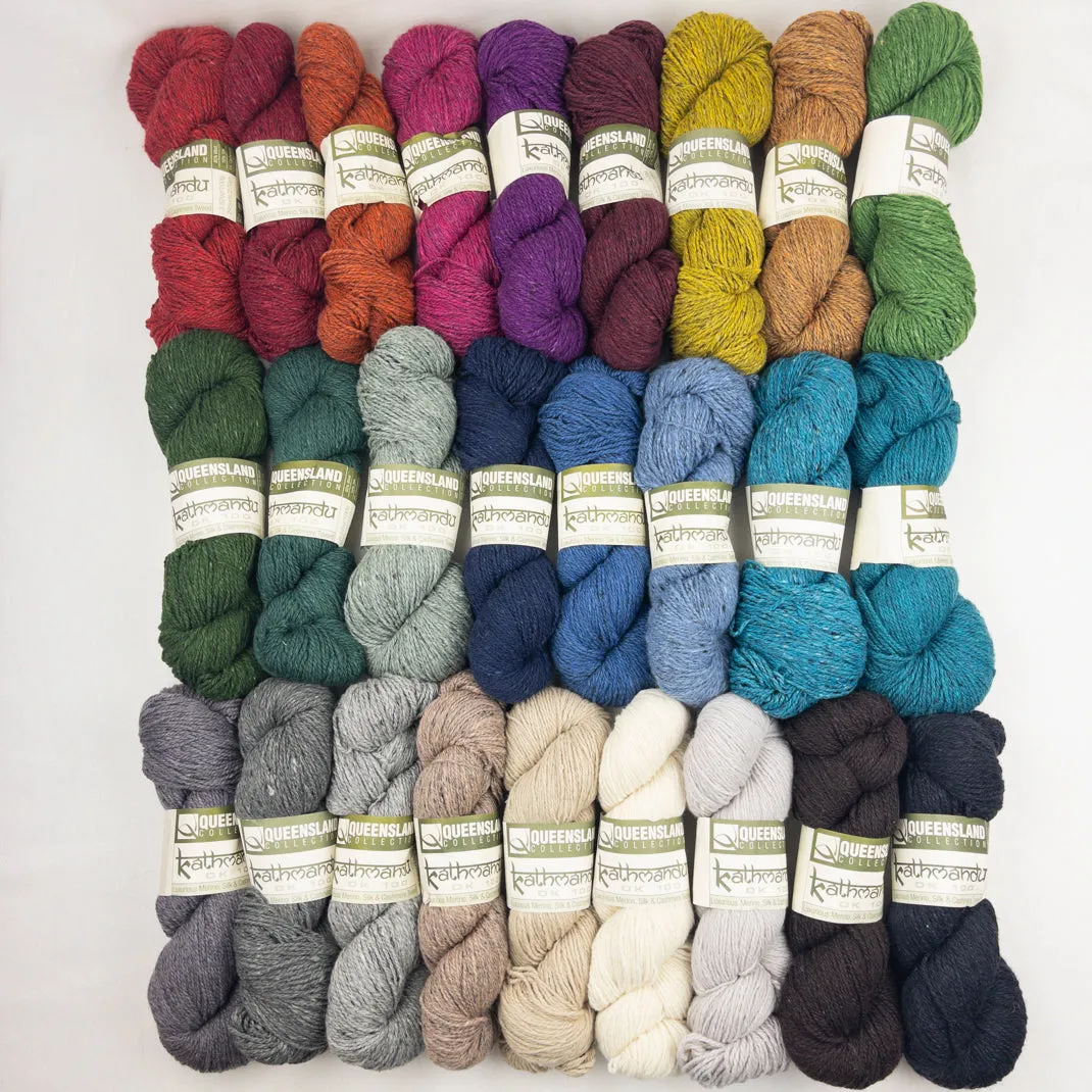 The Cozy Earflap Hat Knitting Kit | Queensland Kathmandu DK & Knitting Pattern (#403)