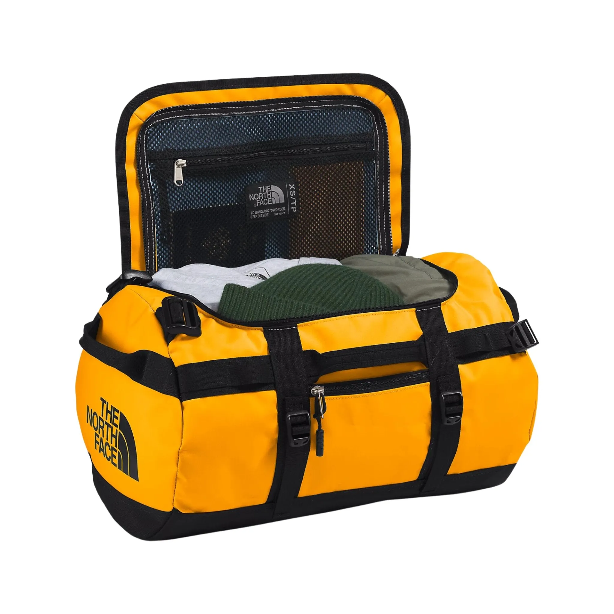 The North Face Base Camp Duffel XS - Summit Gold/TNF Black-NPF