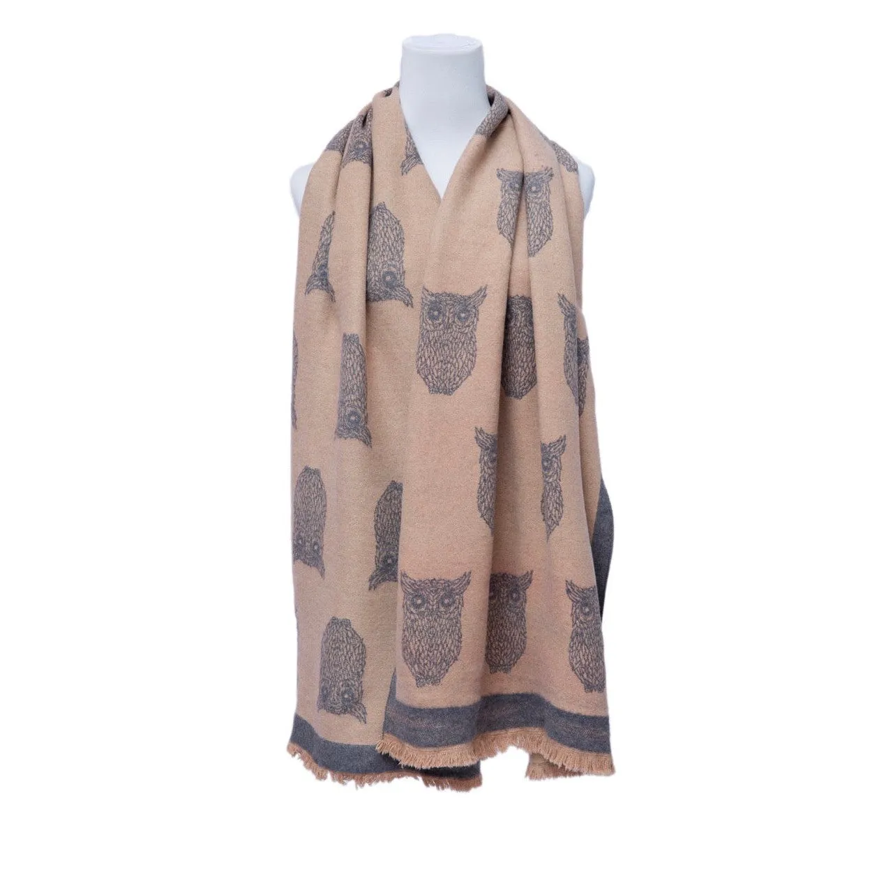 Thistle Gem Supersoft Owl Scarf