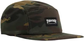 Thrasher Skateboard Magazine 5 Panel Strapback Camp Hat