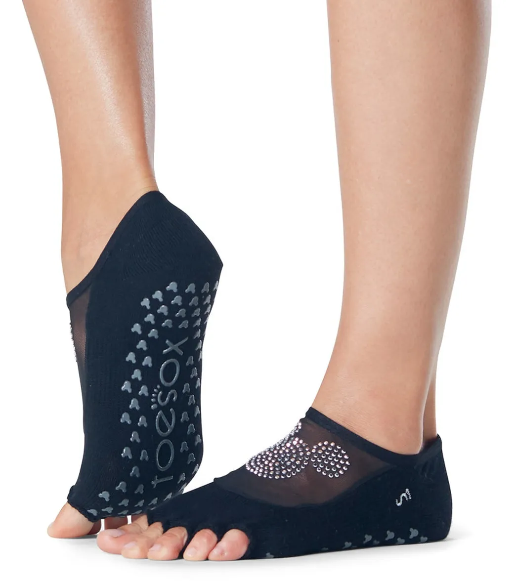 Toesox Luna Grip Half Toe Socks