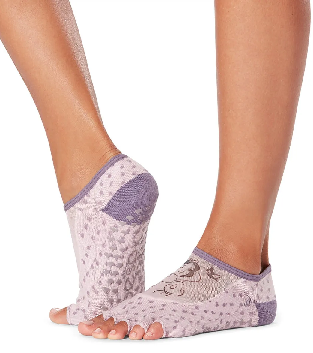 Toesox Luna Grip Half Toe Socks