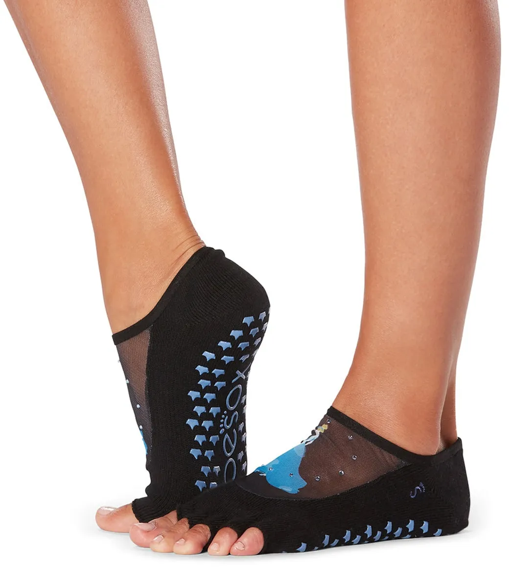 Toesox Luna Grip Half Toe Socks