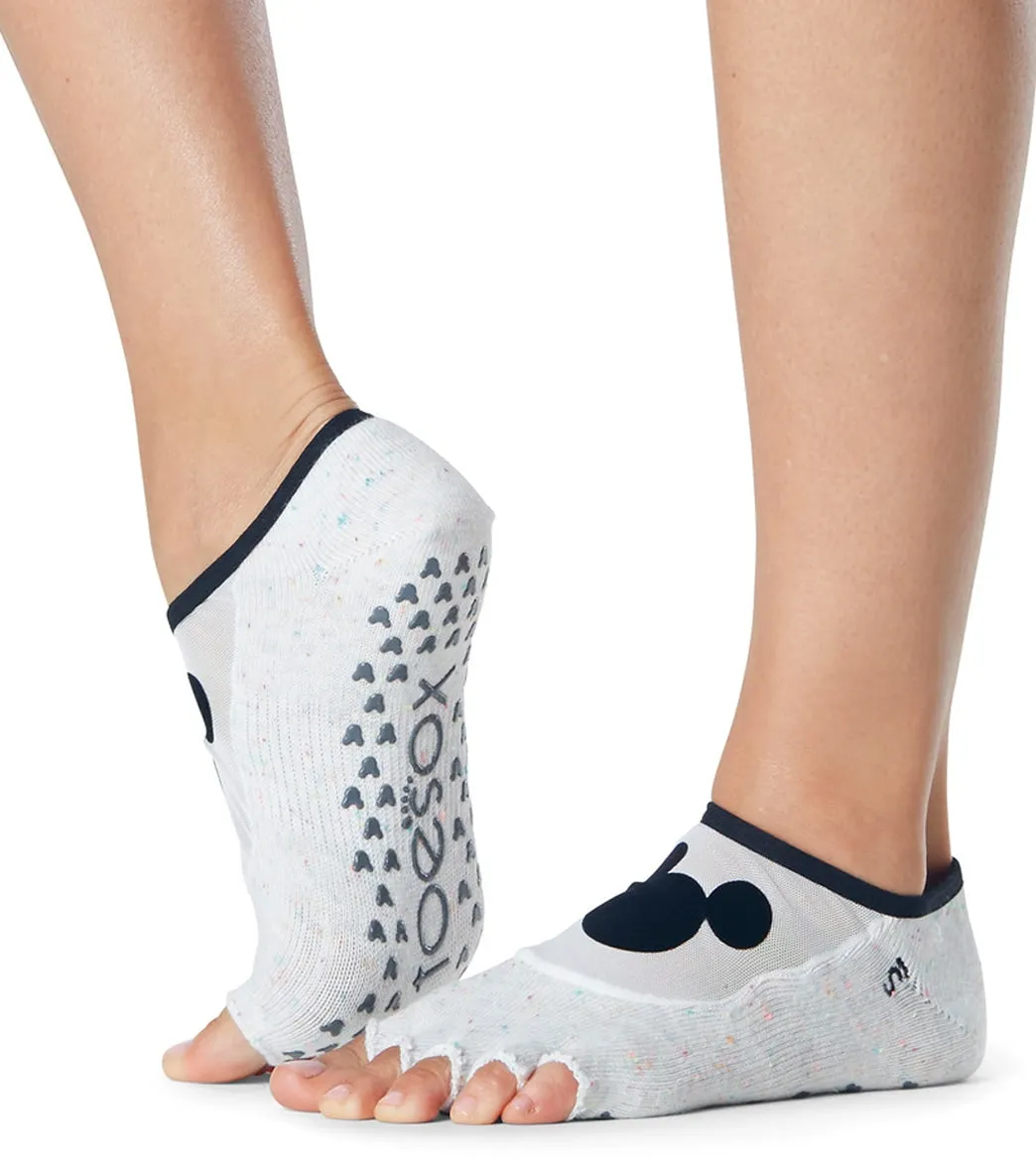Toesox Luna Grip Half Toe Socks