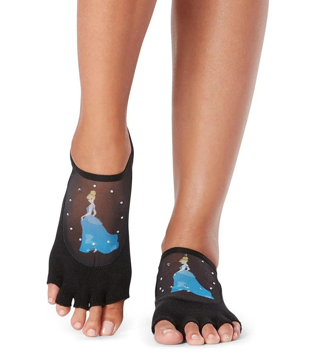 Toesox Luna Grip Half Toe Socks