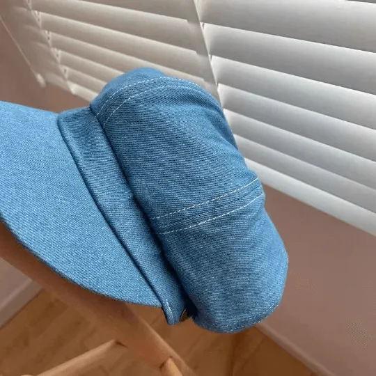 Unisex Denim Newsboy Cap