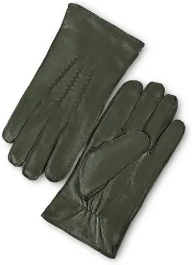 YISEVEN Winter Men's Touchscreen Warm Lambskin Leather Gloves